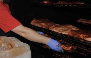 Infrared oven steak