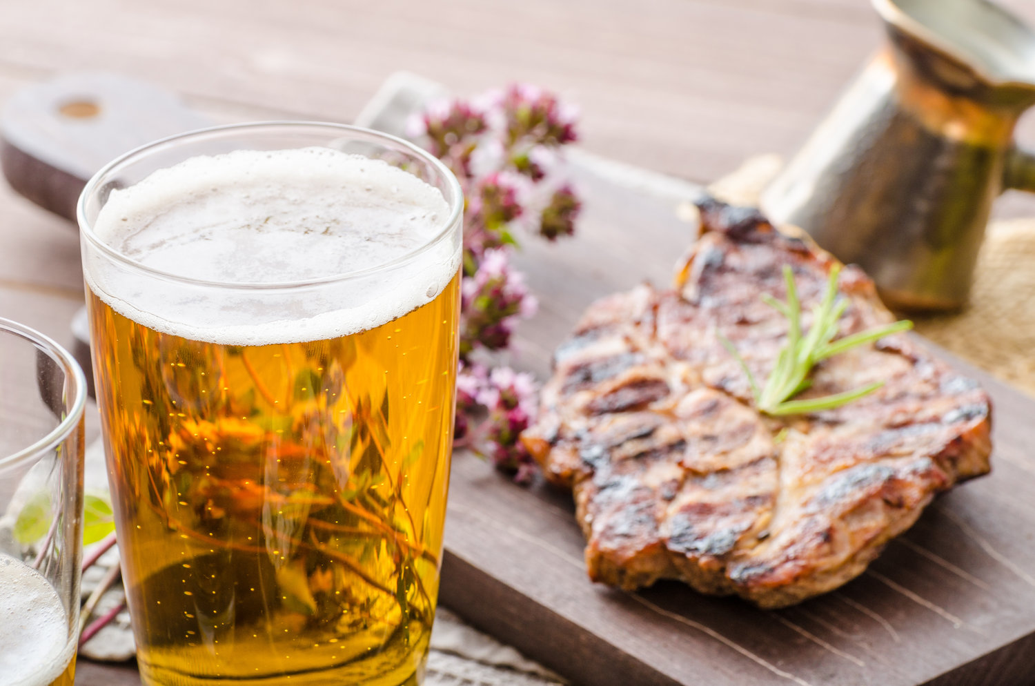 beer to drink with ribeye. Dyer's BBQ in Amarillo Texas