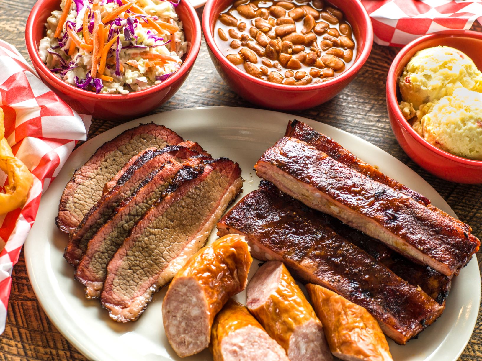 texas bbq with sides. Dyer's Bar-B-Que in Amarillo, Texas